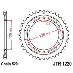 Звездочка задняя JT Sprockets (шаг 520) JT JTR1220